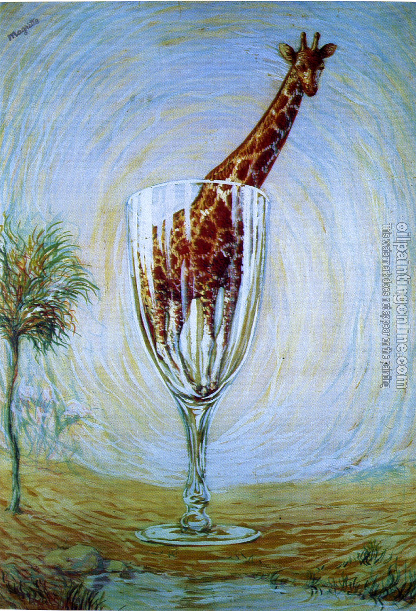 Magritte, Rene - the cut-glass bath